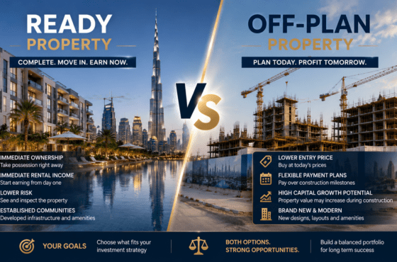 Ready Property vs Off-Plan Property: Which Investment Strategy Is Right for You?